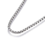 UNICRAFTALE 10pcs Silver Adjustable 304 Stainless Steel Slider Necklaces with Box Chains Necklaces and Slider Stopper Beads Necklaces for Necklace Jewelry Accessories DIY Making 29.4" (74.6cm)