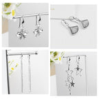 220PCS Earring Findings for Jewelry Making, 14K Gold and Silver Earring Hooks with with Cubic Zirconia Hypoallergenic Fish Hooks for DIY Earrings - color: Silver and 14K Gold-Big Cubic Zirconia Earring Hooks