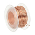 PATIKIL 111.55 Feet Solid Bare Copper Wire,20 Gauge 99.96% Pure Copper Wire 0.8mm Soft Beading Wire Metal Plant Stem Ties for Jewelry Craft (34m) - size: 0.8mm x 111.55ft