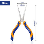 6 Inch Mini Needle Nose Pliers, Mini Chain Nose，Long Reach Pliers, for Jewelry/Craft Making, Repairing - style: 6 Inch Needle Nose Pliers