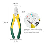 SENDA 6 Inch Wire Cutters CRV Steel, Heavy Duty Diagonal Flush Cut Side Cutters Pliers, Comfort Grip Handle Wire Snips for Crafting, Floral, Electrical, Jewelry Making & DIY Projects - style: Diagonal cutters