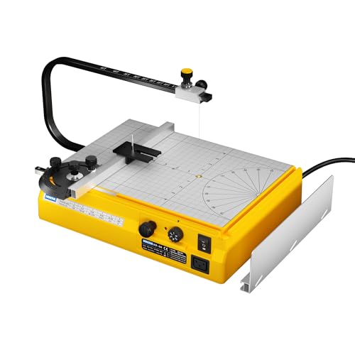Hot Wire Foam Cutter, Foam Cutting Worktable with Elevated Extension Rail, Hot Wire Cutting Tool for EVA, Sponge, KT board, Insulation panels, Polystyrene Foam Various Thermoplastic Materials - color: Yellow & Black