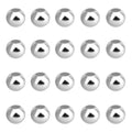 PH PandaHall 1830pcs 925 Sterling Silver Plated Round Beads, 2mm Seed Beads Seamless Smooth Spacers Round Ball Spacers Brass Waist Bead for Necklace Earring Layered Bracelet Jewelry Making - size: 2mm