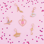 Make It Real - Disney Princess X Juicy Couture Hearts of Fashion - DIY Charm Bracelet Making Kit w/Disney & Juicy Couture Charms - Arts & Crafts Bead Kit for Girls & Teens - 6 Bracelets - Ages 8+