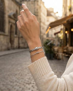 Stainless Steel Cuff Bracelet,Retro Gothic Punk Biker Cool Open Adjustable Cuff Bangle Bracelets Jewelry for Men Silver - style: 2 Pcs Silver Thin Knot