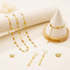 KYUNHOO 4.3 Yards Gold Chains for Jewelry Making Embossed Palm of Hand Chain Links on Spool for Women Men DIY Necklace Bracelet Crafts Find Supplies - color: Hand Gold