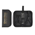Hair Extension Pliers Kit Microlink Pliers for Extensions Hair Extension Beading Tool Hair Needle Pulling Hook Hair Styling Bead Closer and Remover Pliers - color: 1 Black