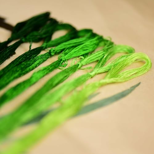 8 Skeins Mulberry Silk Floss Embroidery Thread Floss-Cross Stitch Threads China Silk Woven Jewelry Threads DIY Sewing Kits (01) - color: 01