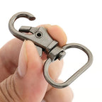 CRAFTMEMORE 3/4 Inch Trigger Snap Hooks Classic Swivel Lobster Claw Clasps Purse Lanyard Clip 20 Pack CSPS (Gunmetal) - color: Gunmetal