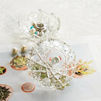 H&D HYALINE & DORA Clear Crystal Ring Holder, Glass Jewelry Dish, Display for Wedding, Wavy Shape Gift for Mom, Wife, Girl - color: Clear