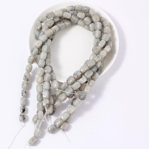 Natural Large Spectrolite Cube Stone Beads 8x11mm 38cm/str Loose Semi Gemstone Stone Square Beads for Making Bracelets Necklace - color: Spectrolite