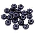 20Pcs Natural Blue Sandstone Large Hole Beads, 8x14mm Rondelle Gemstone Spacer Beads 6mm Big Hole for Jewelry Making, Beading Bracelets, Macrame & Hair Braiding - color: Blue Sandstone