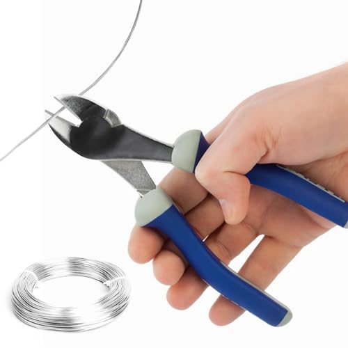 18 Gauge Aluminum Craft Wire, 164FT Bendable Metal Wire for Jewelry Making, Wreath Making, Beading - Silver
