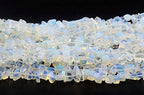 Natural Chip Stone Beads Opalite 5-8mm About 400 Pieces Irregular Gemstones Healing Crystal Loose Rocks Bead Hole Drilled DIY for Bracelet Jewelry Making Crafting (5-8mm, Opalite) - color: Opalite