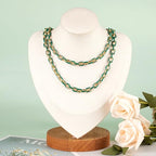 UMAOKANG 6.6 Feet Gold Plated Stainless Steel Chain Green Enamel Paperclip Jewelry Chain Roll Oil Drip Decoration Craft Chains Bulk - color: Green