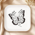 LITTLEBIGGER Christian Gifts for Women – Jewelry Tray Dish，Religious Decorative Plate with Bible Verses，Christian Gifts – Baptism Gifts for Girl, Friends, Mom, Sister, Female Coworker - style: You Are-Butterfly