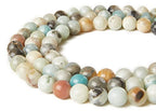 45pcs 8mm Amazonite Beads Natural Gemstone Beads Round Loose Beads for Jewelry Making - color: Amazonite, size: 8mm