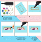 50pcs Open Bezel for Jewelry Making,Open Back Bezel Pendants Hollow Frame Pendants Opens Bezels Trays Rectangle Pendant for Resin Casting Necklaces Earrings Making Supplies DIY Crafts Supplies(K Gold) - color: K Gold;Rectangle;Style A