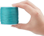 PH PandaHall Blue Nylon Thread 0.8mm 436 Yards Bracelet String Beading Cord Knotting Cord Kumihimo Macrame Thread for Friendship Bracelet Beach Surfer Necklace Christmas Tree Ornament