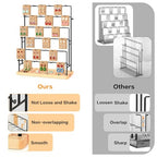Jewelry Display for Vendors, 36 Hooks Earring Display Stands for Selling, Earring Holder Organizer for Earring Cards, Bracelets, Necklaces, Rings, Keychains Retail-Burlywood - style: 6T-Burlywood