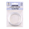 Beadalon Carbon Steel Memory Wire, Round, Medium Bracelet, Silver Plated, 1 oz, Approx. 73 coils - color: Silver Plated, size: Bracelet - Medium, style: Bracelet - 1 oz, approx 73 coils