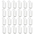 PATIKIL Letter Charm, 50pcs Alphabet Initial Pendant Charm Bulk DIY for Jewelry Making Bracelets Earrings Necklace - style: U