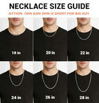 3.5mm/5mm Silver Stainless Steel Cuban Link Chain Necklace Jewelry for Men, 18-26 Inches - size: 22 Inches, style: 5mm-Silver
