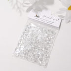 Raicegs 100pcs 5×8mm Rondelle Clear Quartz Beads Natural Gemstone Beads Abacus Disk Stone Loose Beads for Jewelry Making DIY Bracelets Necklace - color: Clear Quartz, size: 5×8mm Rondelle