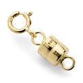 Everyday Elegance Solid 14K Yellow Gold Magnetic Clasp and Closures for Necklaces, Bracelets, Anklets | Converter with Spring Ring | 1 Clasp | 4.5mm Thickness - size: 1 Clasp ( 4.5 mm)