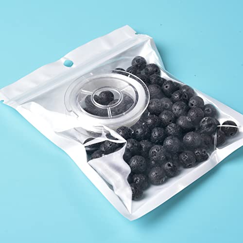 150PCS 6MM Black Lava Bead Natural Volcanic Gemstones Round Loose Beads for DIY Jewelry Making Energy Healing Power Stones - color: Black Lava Volcanic, size: 6mm