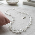Large Hole Beads for Jewelry Making-100pcs 14mm European Rondelle Spacer Beads,Big Hole Craft for Bracelets(Clear) - color: Clear