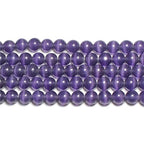 MJDCB 30pcs Purple Cat Eye Stone Beads 12mm Round Crystal Loose Bead for Jewelry Making DIY Bracelets Necklace - color: Purple, size: 12mm(30pcs)