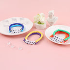 Rainbow Heishi Surfer Bracelets Set for Women Stackable Clay Beaded Bracelets Disc Stretch Preppy Bracelets Layering Colorful Friendship Bracelets Team Cheer Bulk Boho Summer Beach Jewelry Gift - style: FAMILY