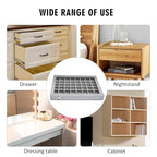Siveit Jewelry Tray Organizer Box 48 Grid Jewelry Display Organizer Box with Transparent Lid Rings Earrings Necklaces Pendants Display Box Suitable for Women and Girls (48 Grid, Silver Grey) - color: Grey