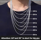 2.5mm/3mm/4mm Silver/Gold Stainless Steel Wheat Chain Necklace Jewelry for Men Women - size: 26 Inches, style: 2.5mm-Silver
