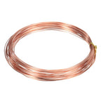 uxcell Pure Copper Wire 22 Gauge 0.7mm 10m/33 ft 99.99% Soft Tarnish Resistant - size: 22 Gauge 0.7mm
