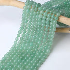 DUQGUHO Green Aventurine Beads 8mm Natural Crystal Green Beads Round Polishing Stone Bead Genuine Gemstone Beads for DIY Jewelry Making 47 Pcs, US-MKL-CB-04GR1 - color: Green#1
