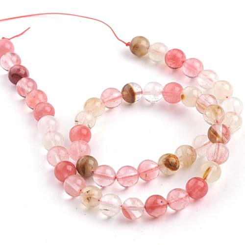 90pcs Adabele Lab Created Watermelon Tourmaline Gemstone 4mm (0.16 Inch) Small Round Beads Gem Stone Spacer for DIY Craft Jewelry Making GS16-4 - color: Watermelon Tourmaline (Lab Created/Imitated), size: 4mm (90pcs/1 Strand)