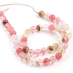 120pcs Adabele Lab Created Watermelon Tourmaline Gemstone 6mm Round Beads Gem Stone Spacer for DIY Craft Jewelry Making GS16-6 - color: Watermelon Tourmaline (Lab Created/Imitated), size: 6mm (120pcs/2 strands)