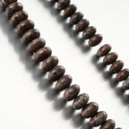 5x8mm Natural Beads Rondelle Spacer Loose Beads for Jewelry Making DIY Crafts Design Handcraft Making 1 Strand 15.5"(Coffee Snowflake) - color: Coffee Snowflake