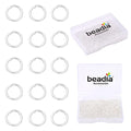 BEADIA Silver Plated Jump Rings Non Tarnish 4mm 900pcs for Jewelry Making Findings - color: Silver, size: 0.5x4mm