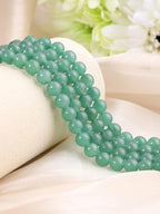 Jovivi 96pcs 8mm Green Aventurine Round Stone Beads for Jewelry Making - color: Green Aventurine