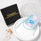 Vinswet 90pcs 4mm Aquamarine Natural Stone Beads Round Genuine Real Stone Beading Loose Gemstones DIY Smooth Bead for Bracelet Necklace Earrings Jewelry Making - color: Aquamarine, size: 4mm