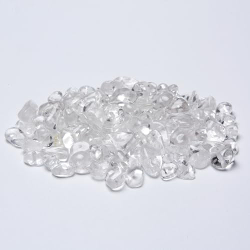 3-5mm Natural Clear Quartz Crystal Gemstone Chips Loose Beads Semi Precious for Jewelry Making DIY Handmade Craft Supplies 1 Strand per Bag Approxi 32" - color: Clear Quartz Crysta