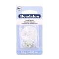 Beadalon Crimp Beads, Size #1, Silver Plated, 1.5 g, Approx. 100 pc - color: Silver, size: Size #1, 100 pc