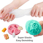 BBDINO Silicone Mold Making Kit, 2.42lb Super Elastic Liquid Silicone for Mold Making, 3h Fast Cure Platinum Molds Making Silicon Rubber for Casting Resin/Silicon/Candle/Soap Molds - color: 38.8 Oz Clear
