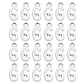 PATIKIL Letter Charm, 50pcs Alphabet Initial Pendant Charm Bulk DIY for Jewelry Making Bracelets Earrings Necklace - style: G