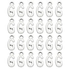 PATIKIL Letter Charm, 50pcs Alphabet Initial Pendant Charm Bulk DIY for Jewelry Making Bracelets Earrings Necklace - style: G