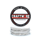 Solid Bare Stainless Steel Wire Round Selection, Dead Soft, 5OZ, 18 Gauge - color: Stainless Steel, size: Stainless Steel 5 OZ - 18 GA