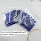 1310pcs Bicone Crystal Glass Beads 2mm 3mm 4mm 6mm 8mm Faceted Crystal Spacer Beads for Bracelets Necklace Pendants Earrings DIY Jewelry Craft Making(Dark Blue) - color: Dark Blue